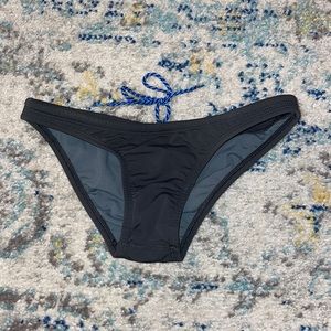 Jolyn bikini bottoms with blue tie